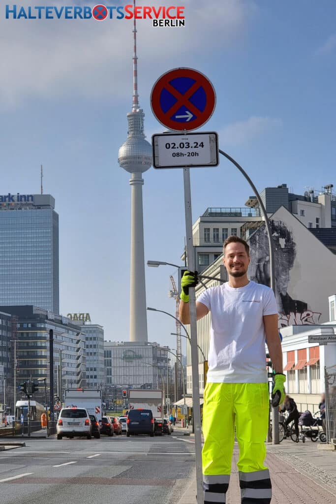 Halterverbotsservice Berlin mit Schildern